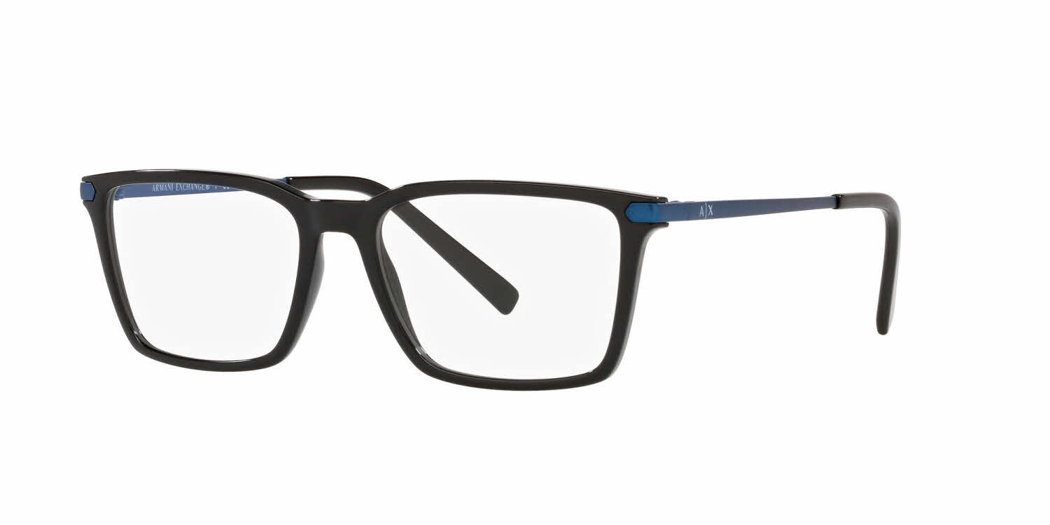 Armani Exchange AX3077 Men's Eyeglasses In Black