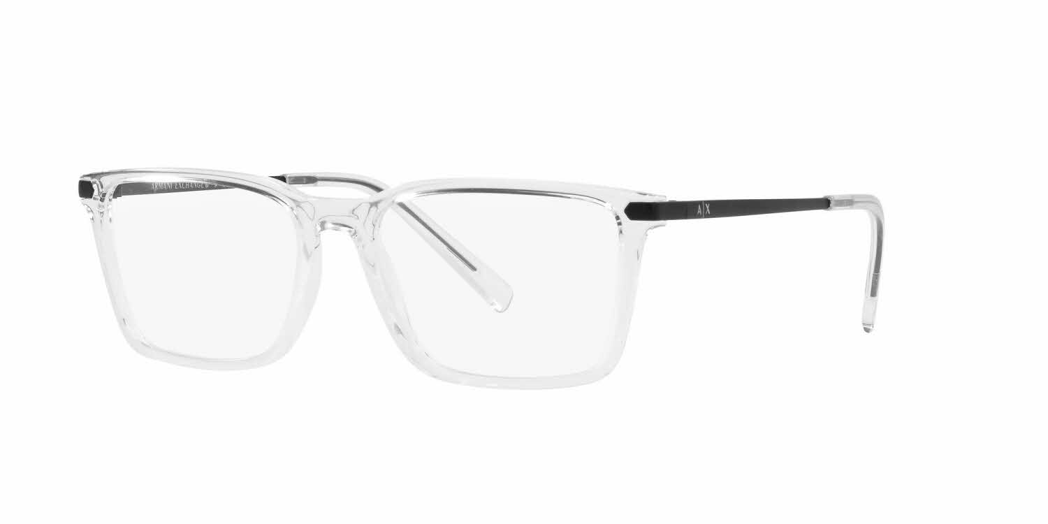 Armani Exchange AX3077F - Alternate Fit Men's Eyeglasses In Clear