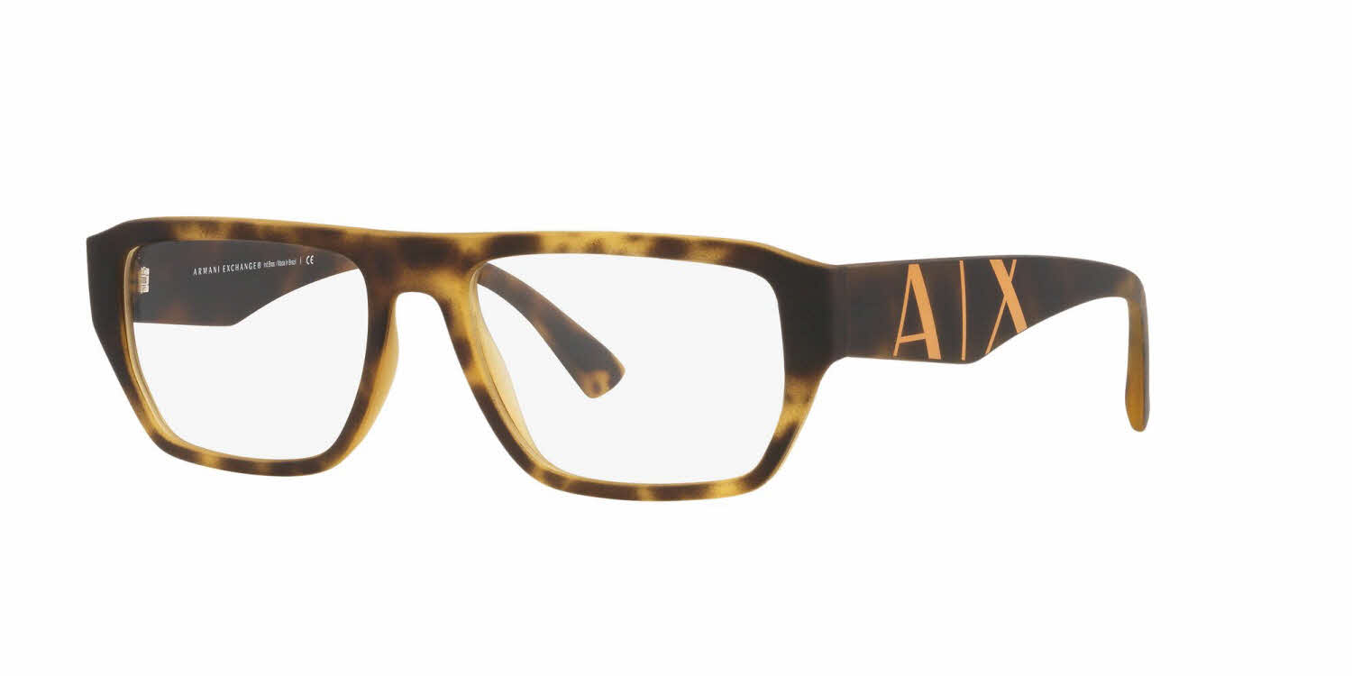 Armani Exchange AX3087 Men's Eyeglasses In Brown