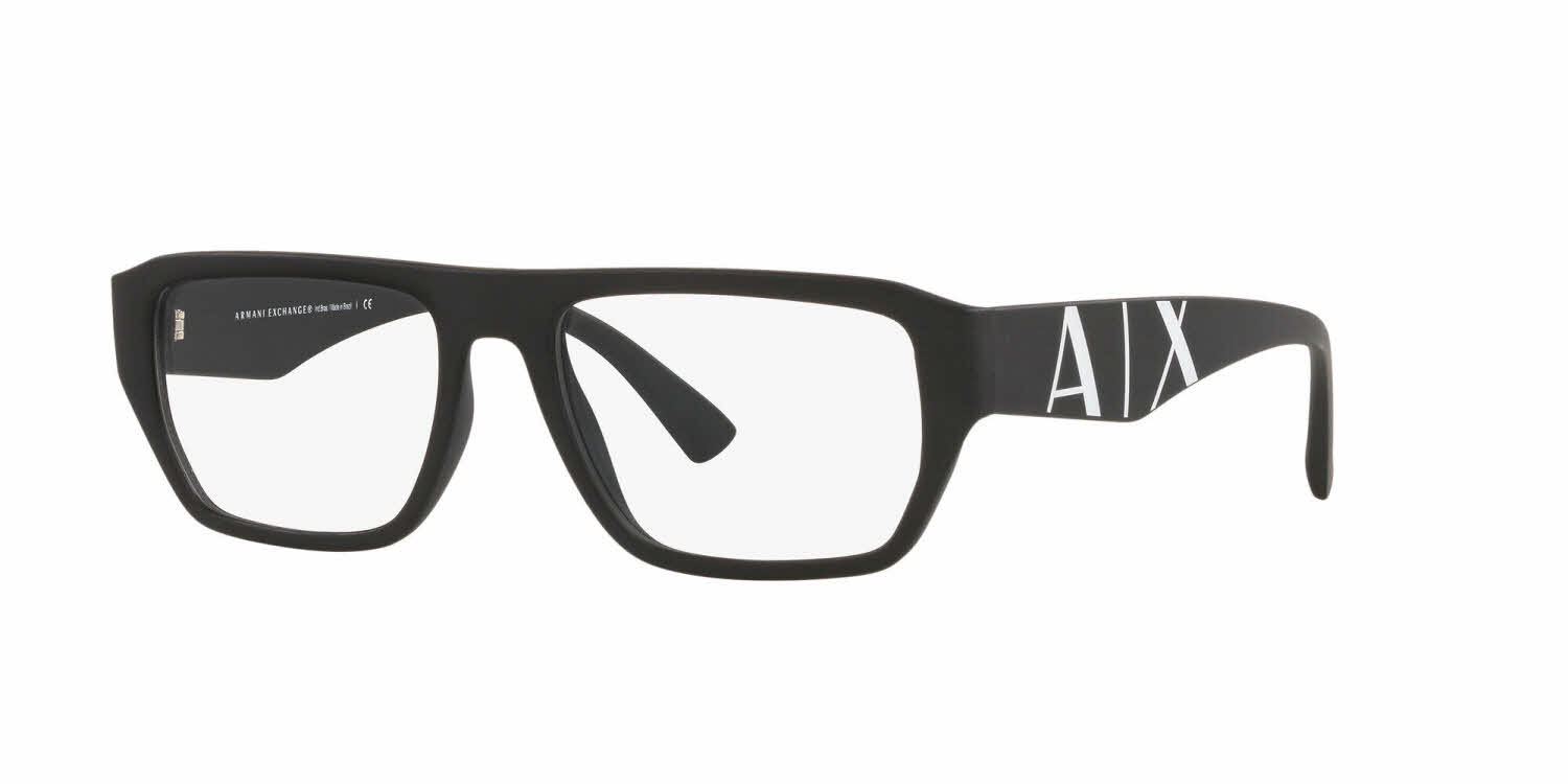 Armani Exchange AX3087 Men's Eyeglasses In Black
