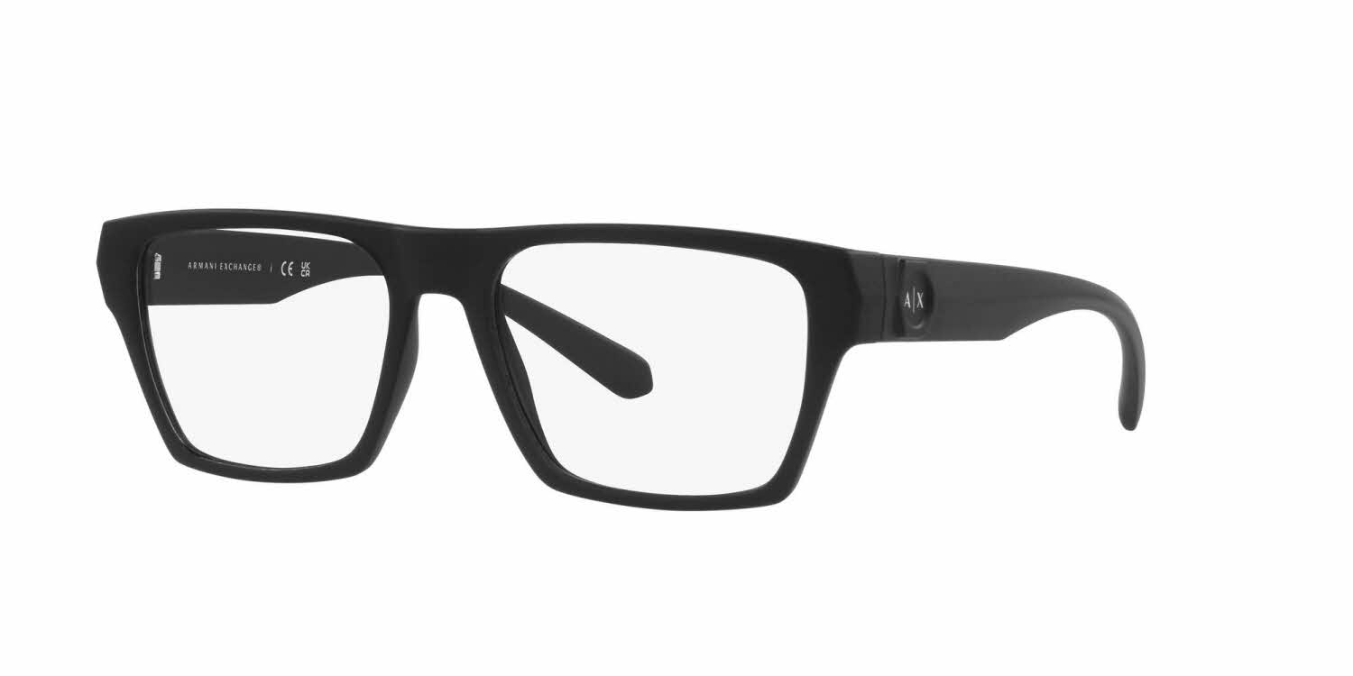 Armani Exchange AX3097 Men's Eyeglasses In Black