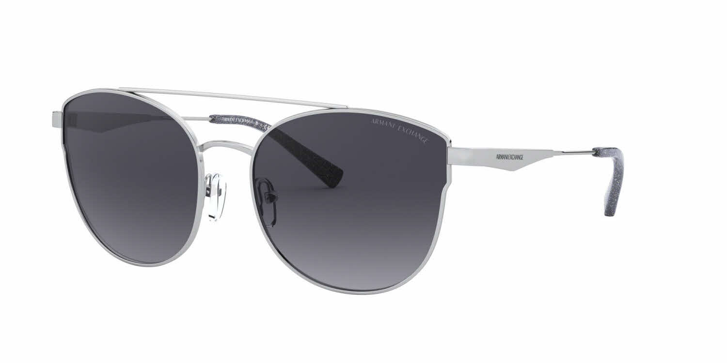 Armani Exchange AX2032S Women's Sunglasses In Silver