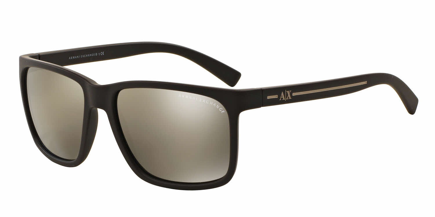 Armani Exchange AX4041SF - Alternate Fit Men's Sunglasses In Brown