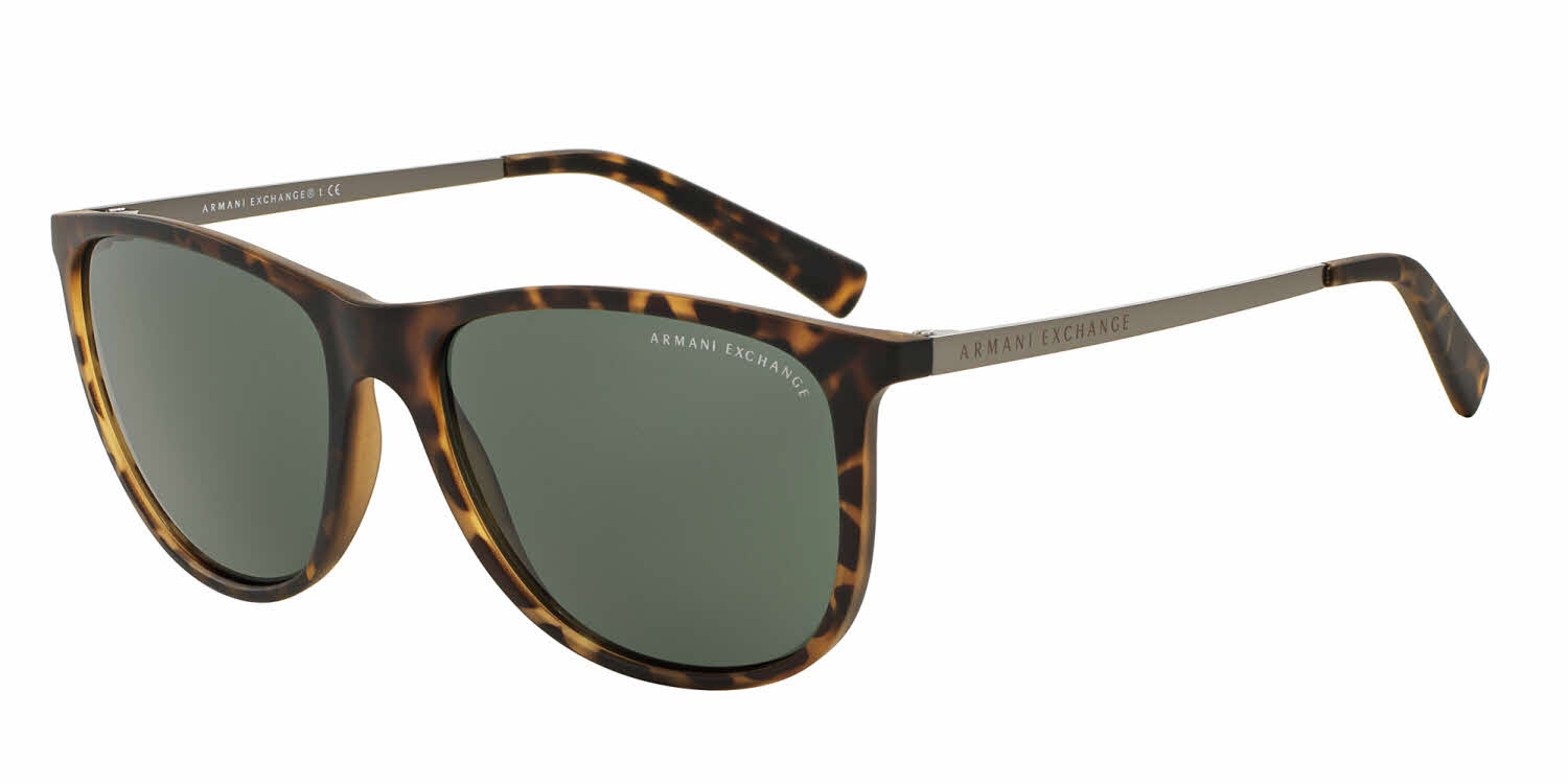 Armani Exchange AX4047SF - Alternate Fit Men's Sunglasses In Tortoise