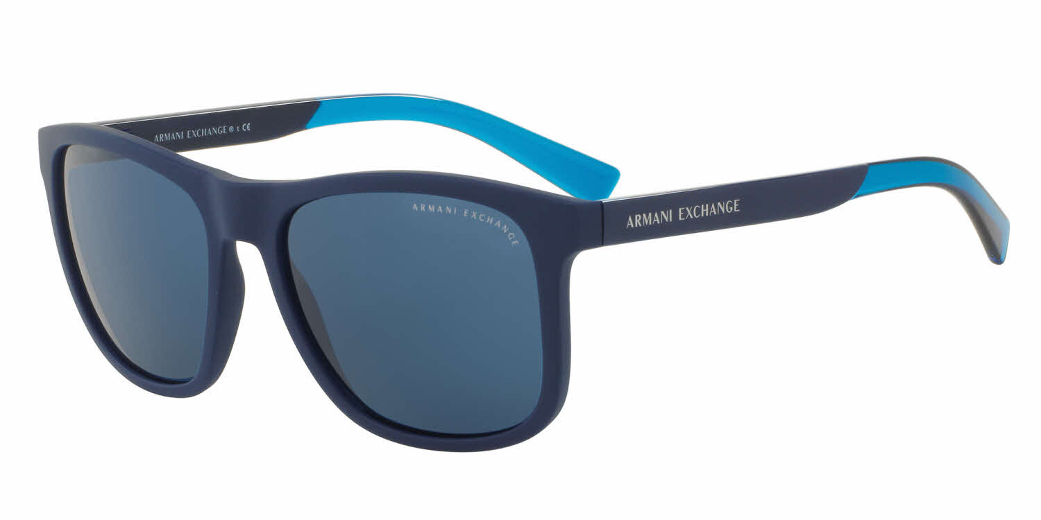 Armani Exchange AX4049SF - Alternate Fit Men's Sunglasses In Blue