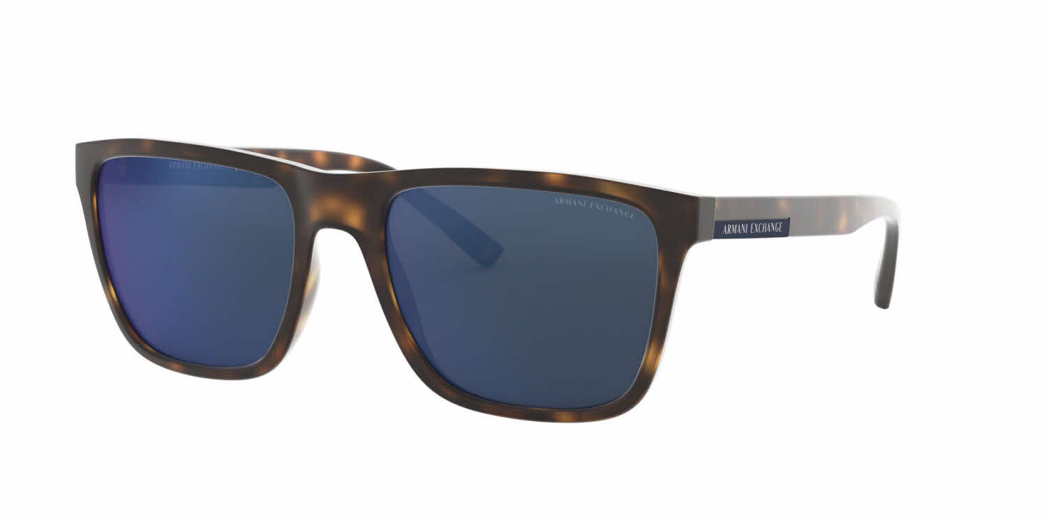 Armani Exchange AX4080SF - Alternate Fit Men's Sunglasses In Tortoise