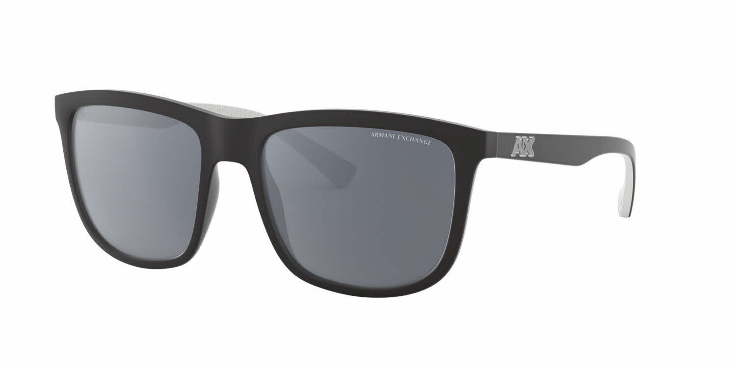 Armani Exchange AX4093SF - Alternate Fit Men's Sunglasses In Black