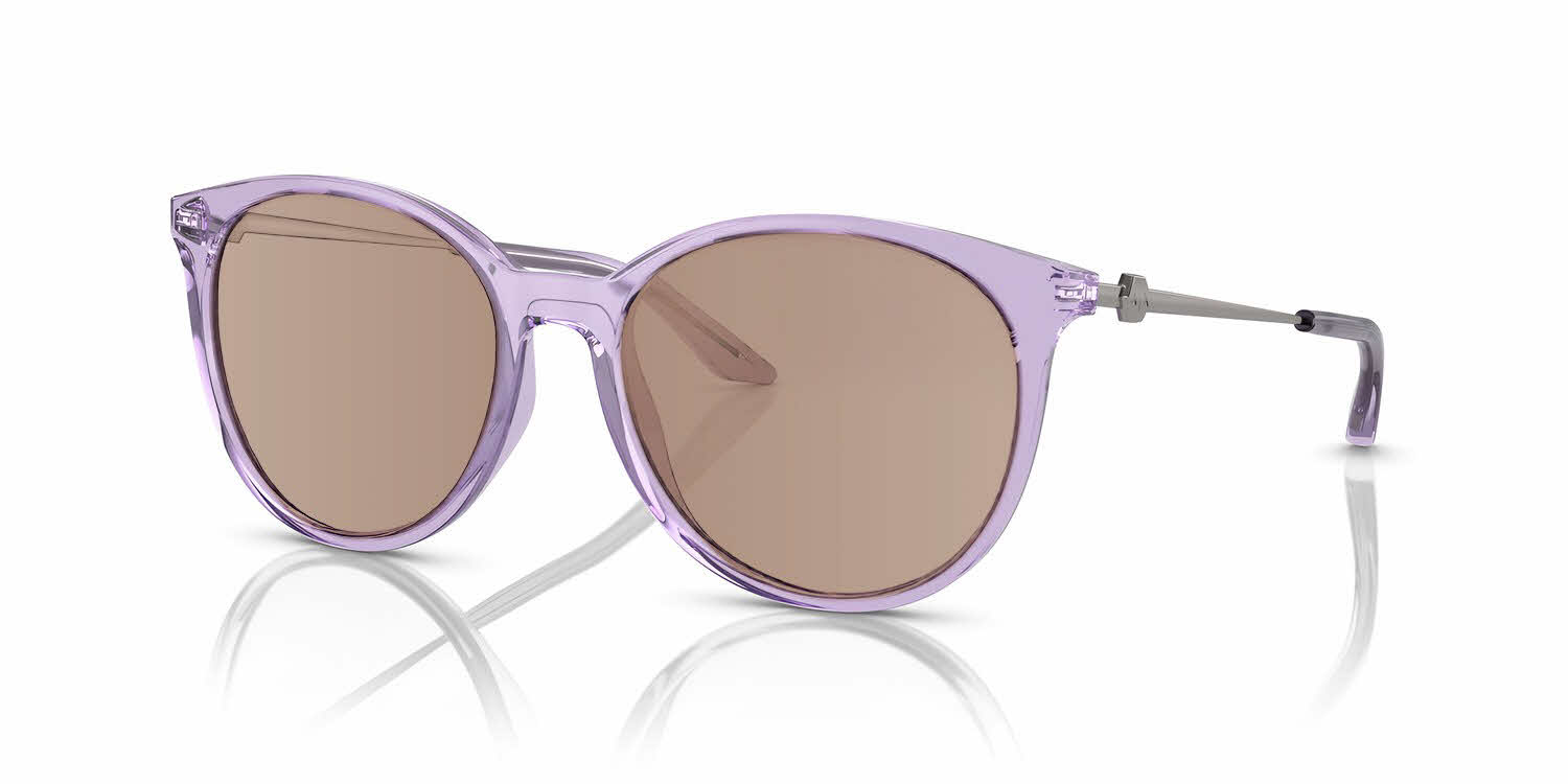 Armani Exchange AX4140SF Shiny Transparent Violet (82367P) Prescription Sunglasses - Image 1
