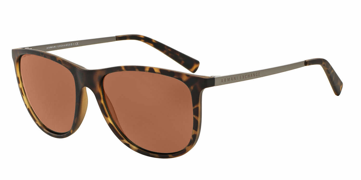 Armani Exchange AX4047SF - Alternate Fit Men's Prescription Sunglasses In Tortoise