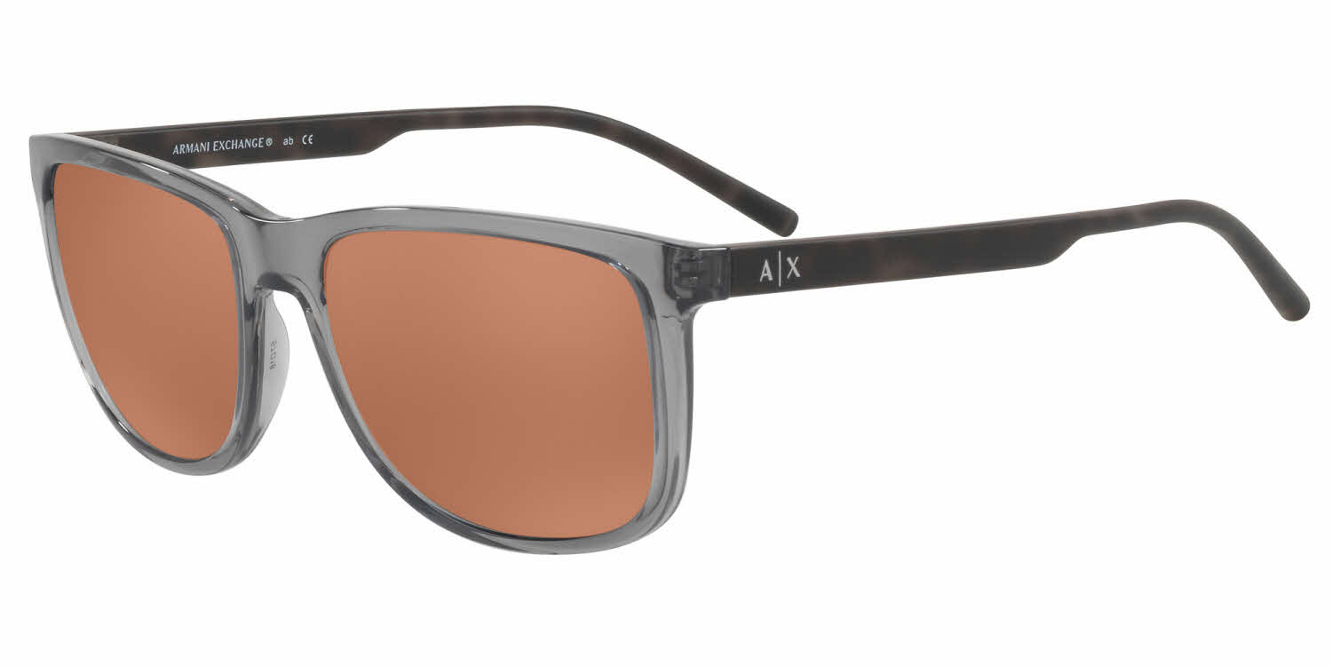 Armani Exchange AX4070S Men's Prescription Sunglasses In Grey
