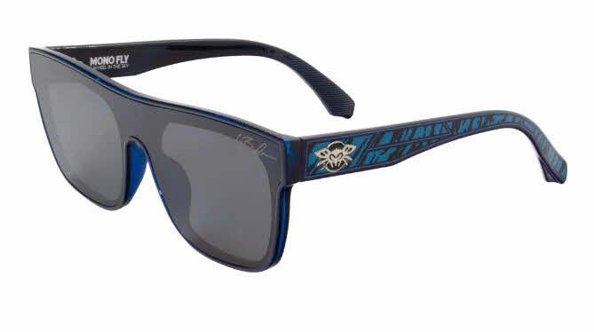 Black Flys CJ Barham - Mono Fly Sunglasses, In Blue Zebra / Smoke Lens