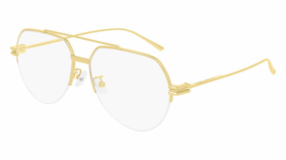Bottega Veneta BV1050O Women's Eyeglasses In Gold