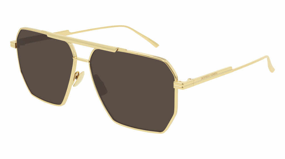 Bottega Veneta BV1012S Men's Sunglasses In Gold