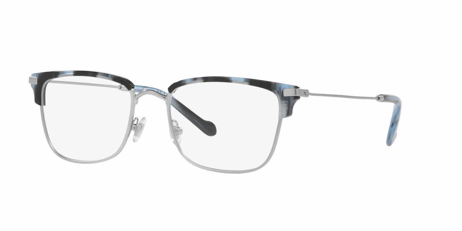 Brooks Brothers BB1101 Men's Eyeglasses In Silver