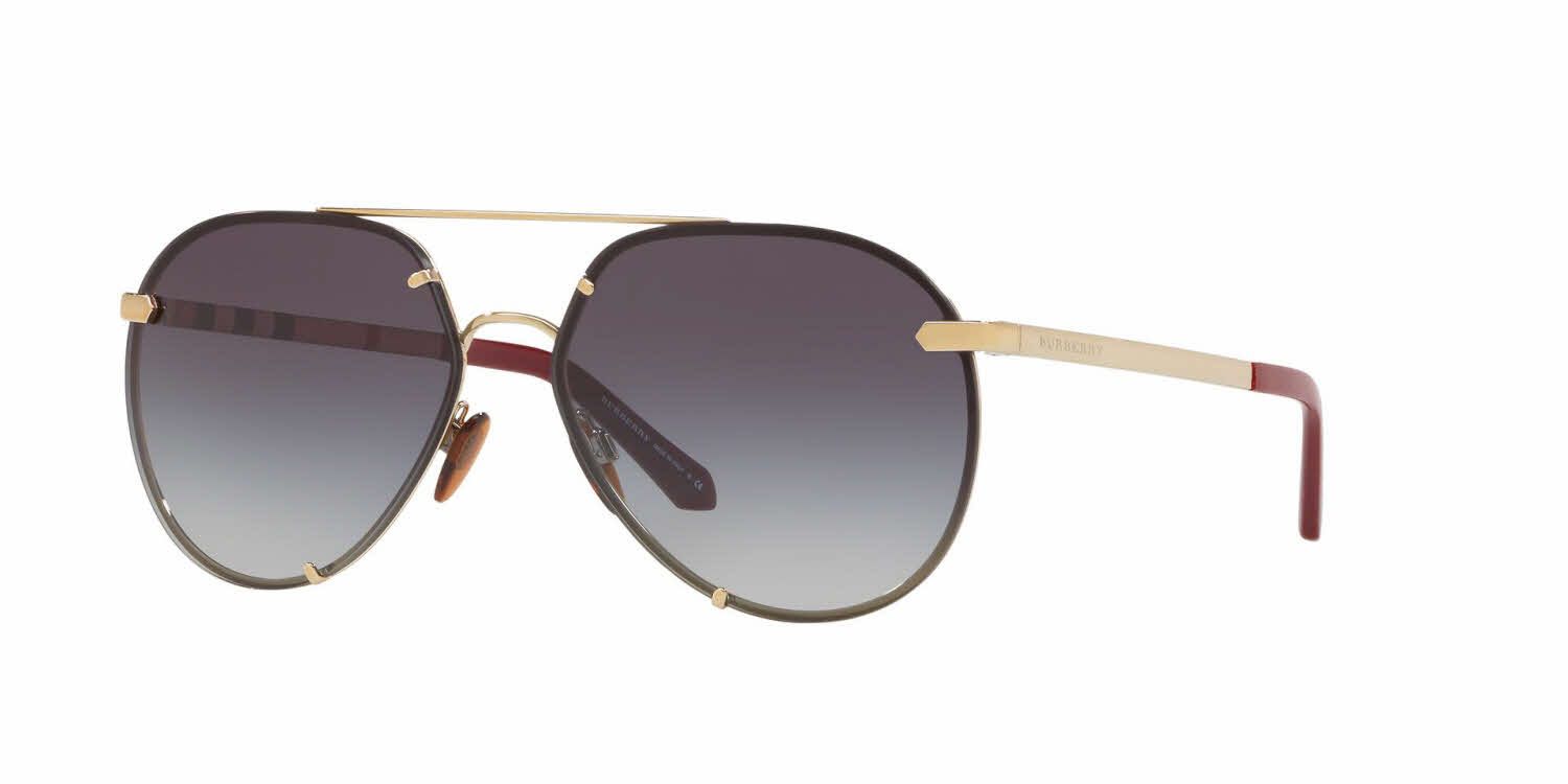 Burberry BE3099 Women's Sunglasses In Gold