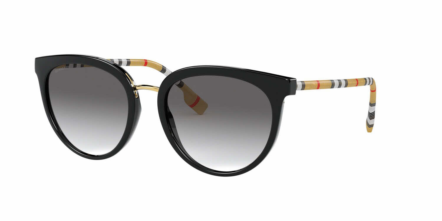 Burberry BE4316F - Alternate Fit Women's Sunglasses In Black