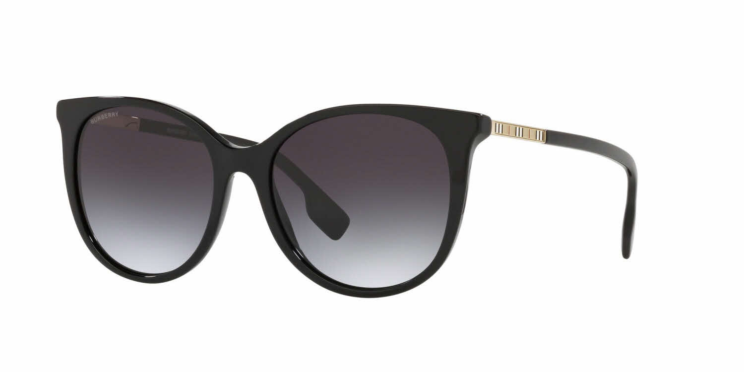 Burberry BE4333F Alice - Alternate Fit Women's Sunglasses In Black