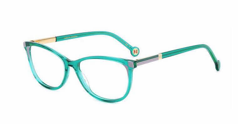 Lunettes De Vue Carolina Herrera HER 0080 - Monture Vert Bleuté (Teal) 53/18/145 - Neuves Étiquetées