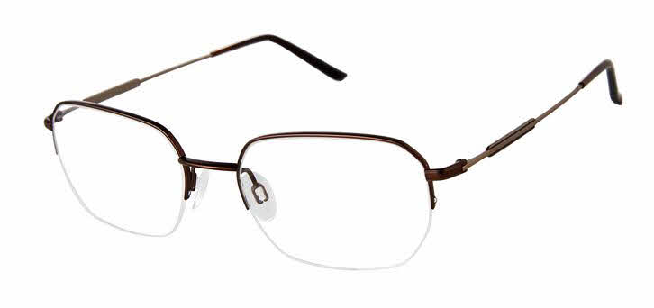 CHARMANT Titanium Perfection CT 29121 Mens Eyeglasses in Brown 127$