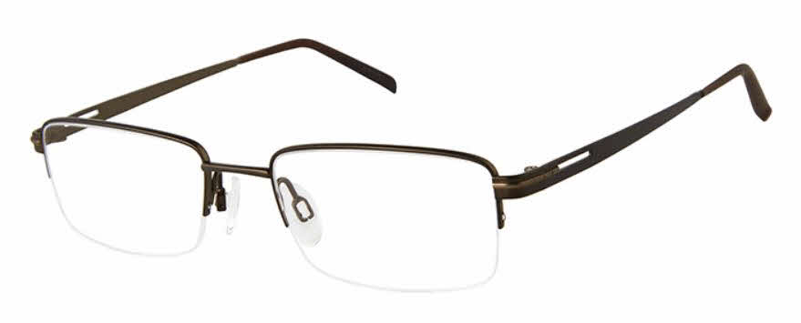 CHARMANT Titanium Perfection CT 29125 Men's Eyeglasses In Brown