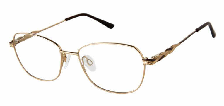 CHARMANT Titanium Perfection CT 29225 Women's Eyeglasses In Brown
