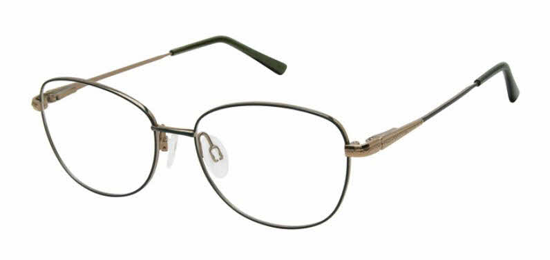 CHARMANT Titanium Perfection CT 29226 Women's Eyeglasses In Green