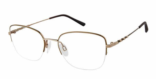 CHARMANT Titanium Perfection CT 29228 Women's Eyeglasses In Brown
