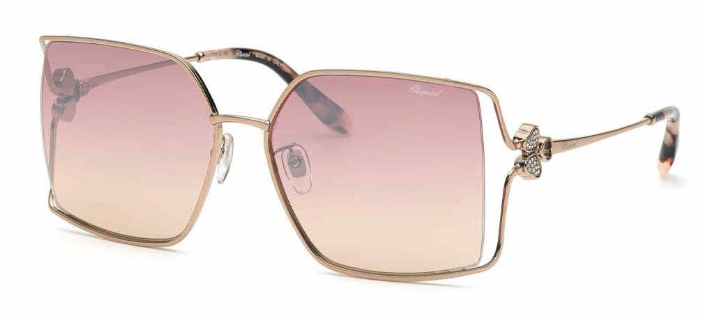 Chopard SCHG68S Women's Sunglasses In Gold
