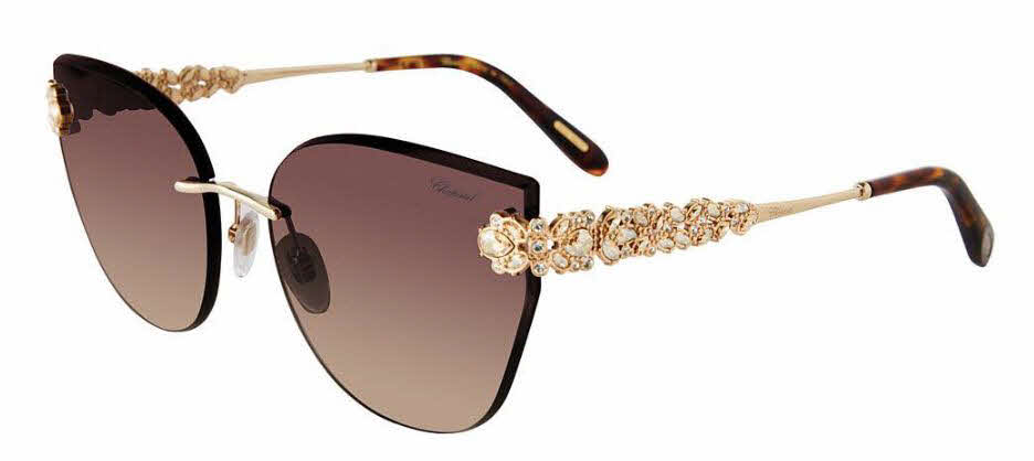 Chopard SCHL05S Women's Sunglasses In Gold