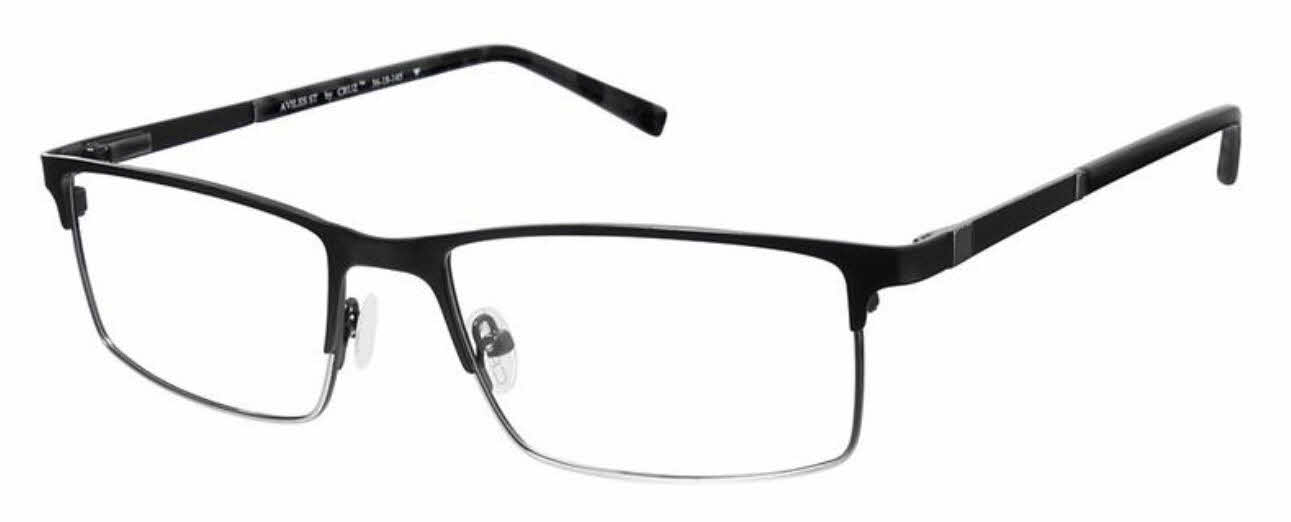 Cruz Aviles St Men's Eyeglasses In Black