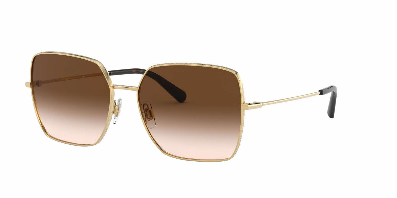 dolce and gabbana gold glasses