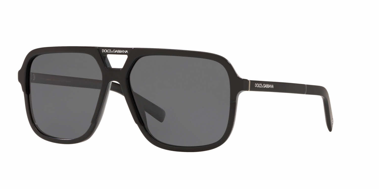 Dolce & Gabbana DG4354 Men's Sunglasses In Black