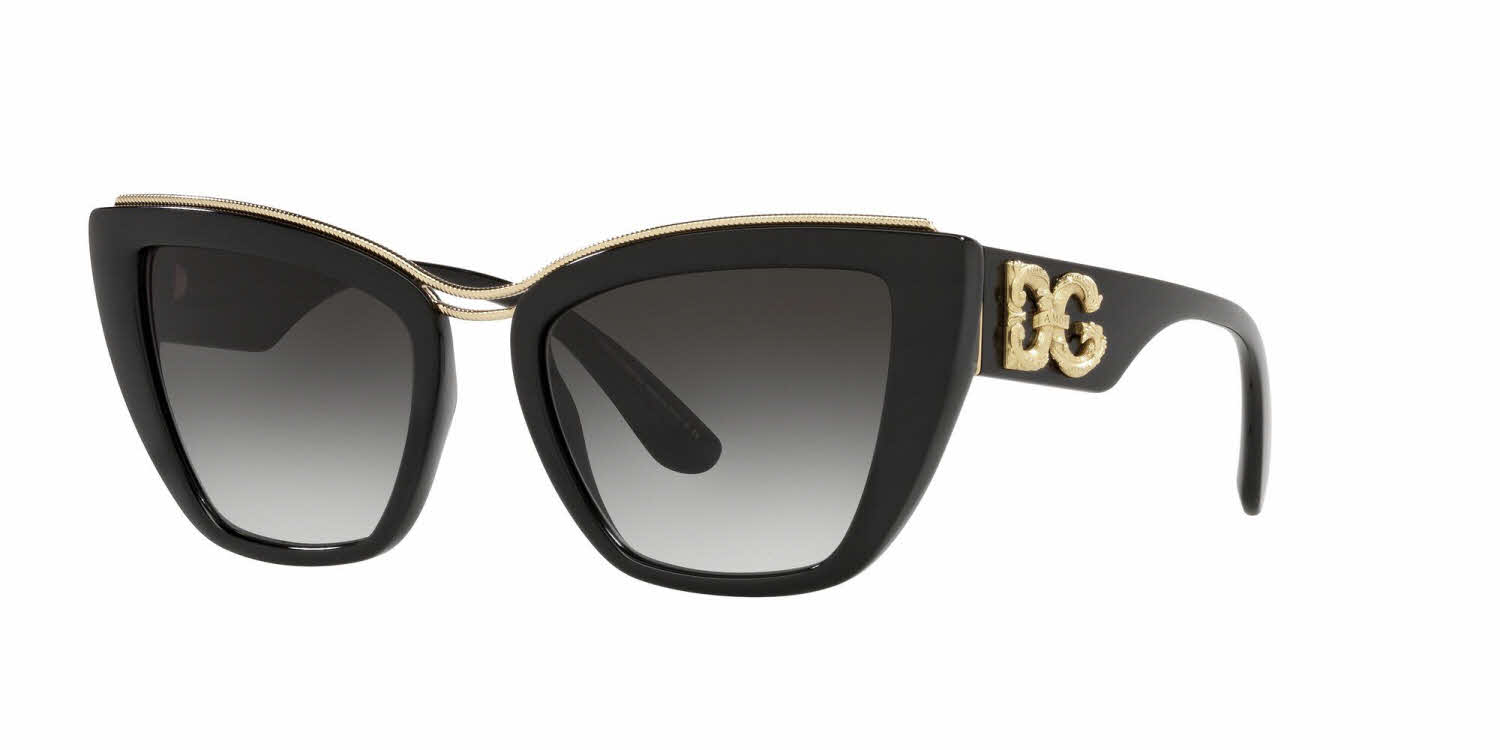 Dolce & Gabbana DG6144 Women's Sunglasses In Black