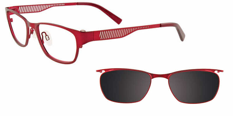 Visit Eyeglasses EasyClip EC310 With Magnetic Clip-On Lens Image 1