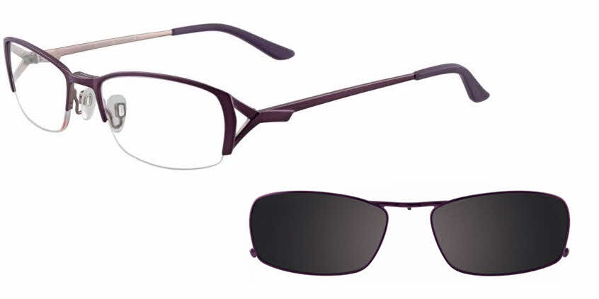 EasyClip EC281 With Magnetic Clip-On Lens Eyeglasses
