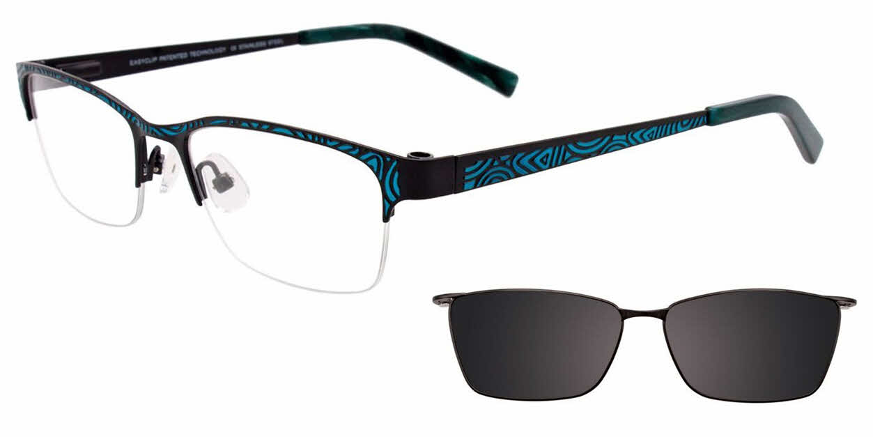 EasyClip EC378 With ClipOn Lens Eyeglasses