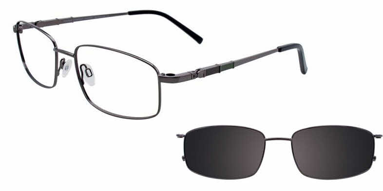 EasyClip EC389 With Magnetic Clip-On Lens Eyeglasses