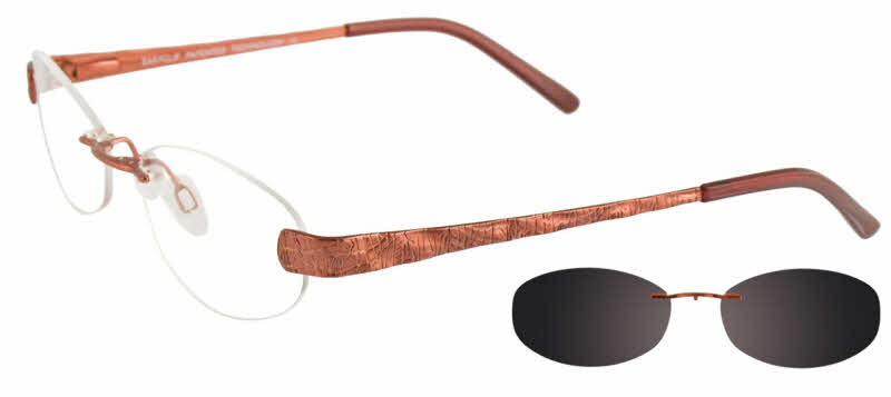 EasyClip EC152-With Magnetic Clip-On Lens Eyeglasses