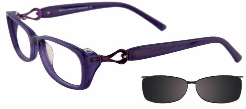 EasyClip EC229 With Magnetic Clip-On Lens Eyeglasses