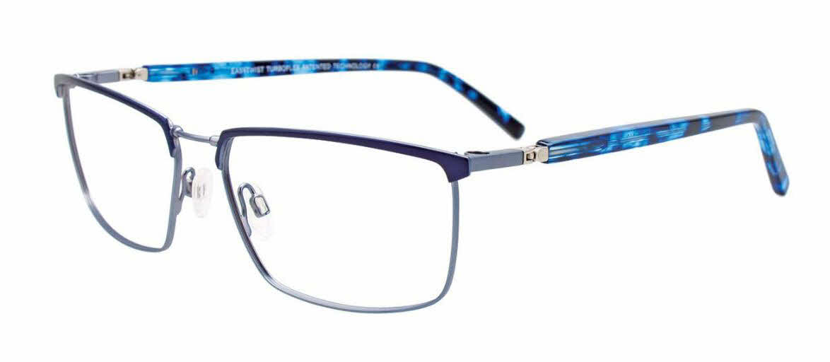 Easytwist N Clip CT270 With Magnetic Clip-On Lens Men's Eyeglasses in Blue