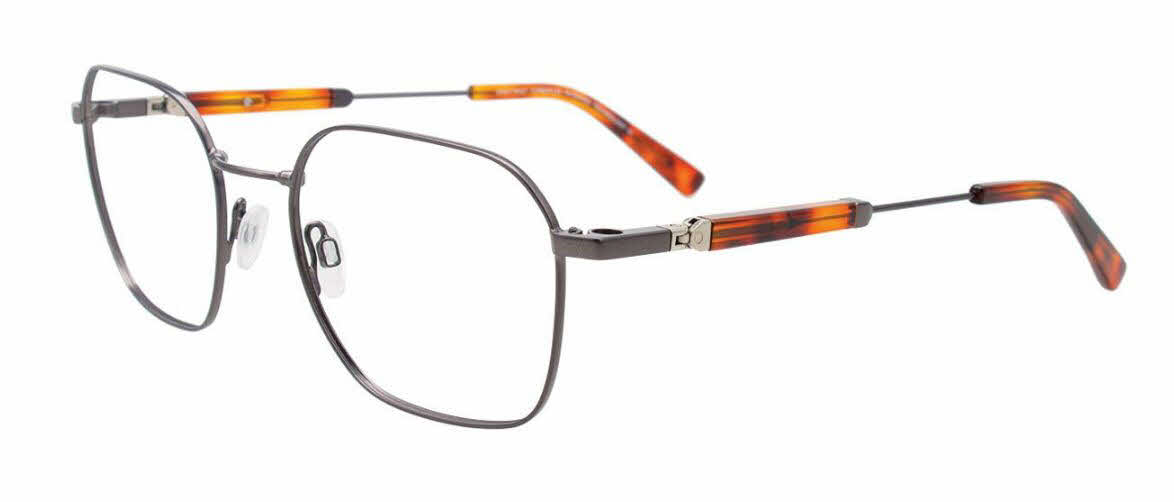 Easytwist N Clip CT283 With Magnetic Clip On Lens Men's Eyeglasses In Gunmetal