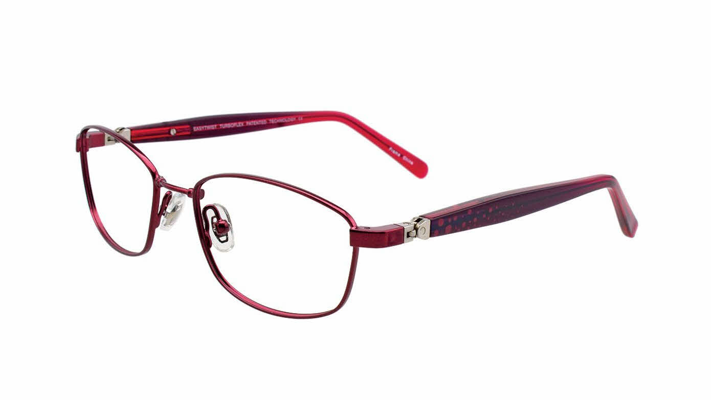 Easytwist Kids ET975 Kids No Clip-On Lens Eyeglasses in Red