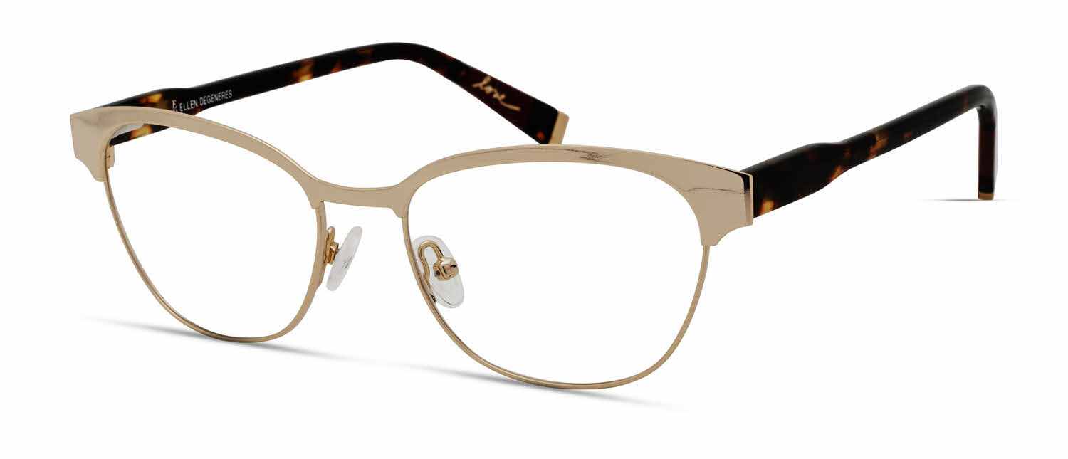 ED Ellen Degeneres O-13 Women's Eyeglasses in Gold
