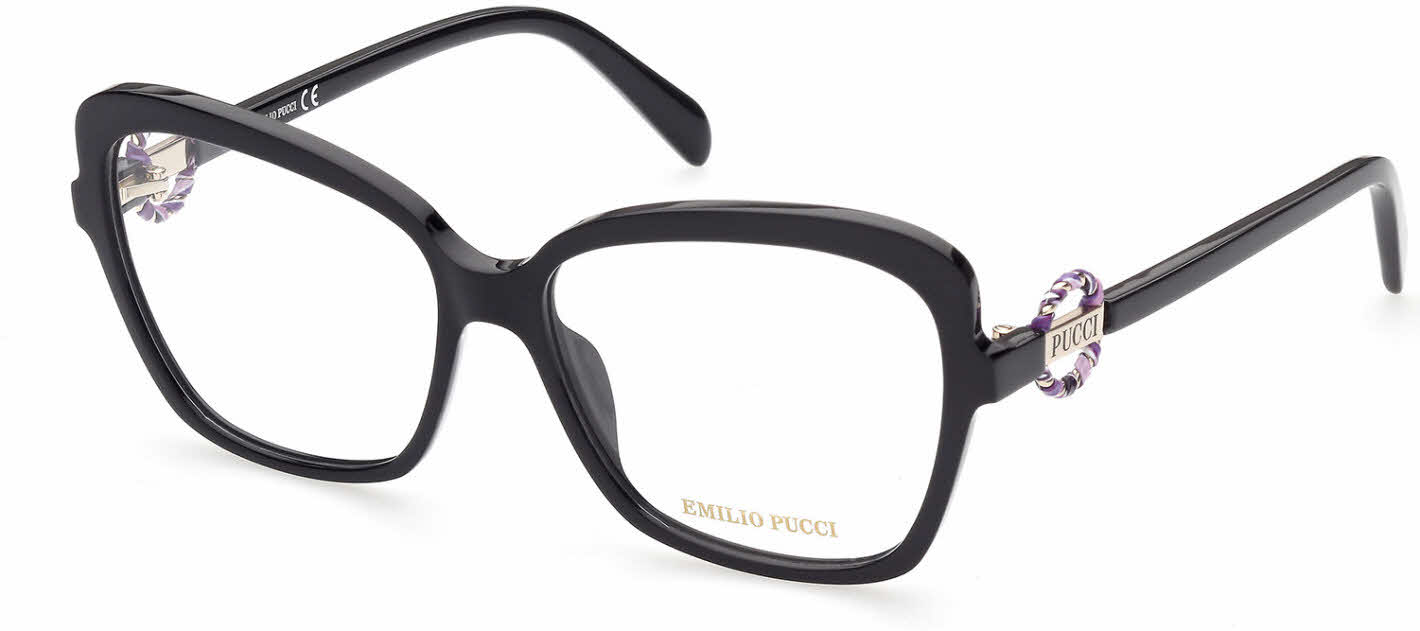 Emilio Pucci EP5175 Women's Eyeglasses In Black