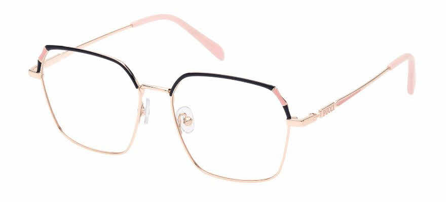 Emilio Pucci EP5210 Women's Eyeglasses, In Shiny Rose Gold