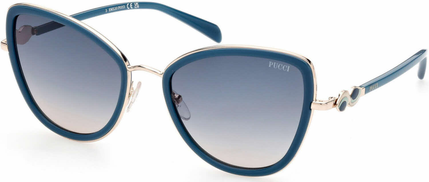 Emilio Pucci EP0184 Women's Sunglasses In Blue