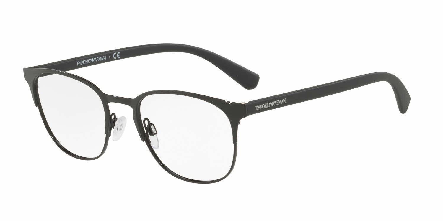 Mens Accessories Sunglasses Emporio Armani Ea1059 Matte Male Eyeglasses in Black for Men 