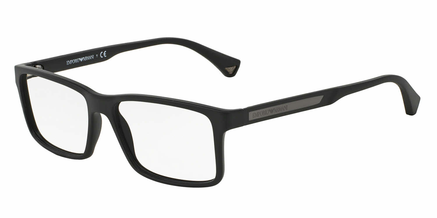 emporio armani mens glasses frames