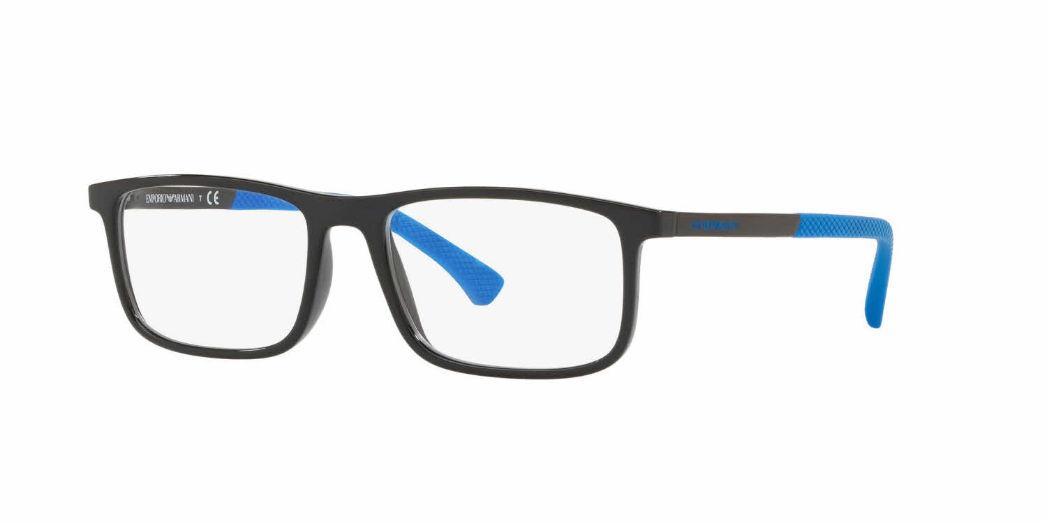 emporio armani glasses blue