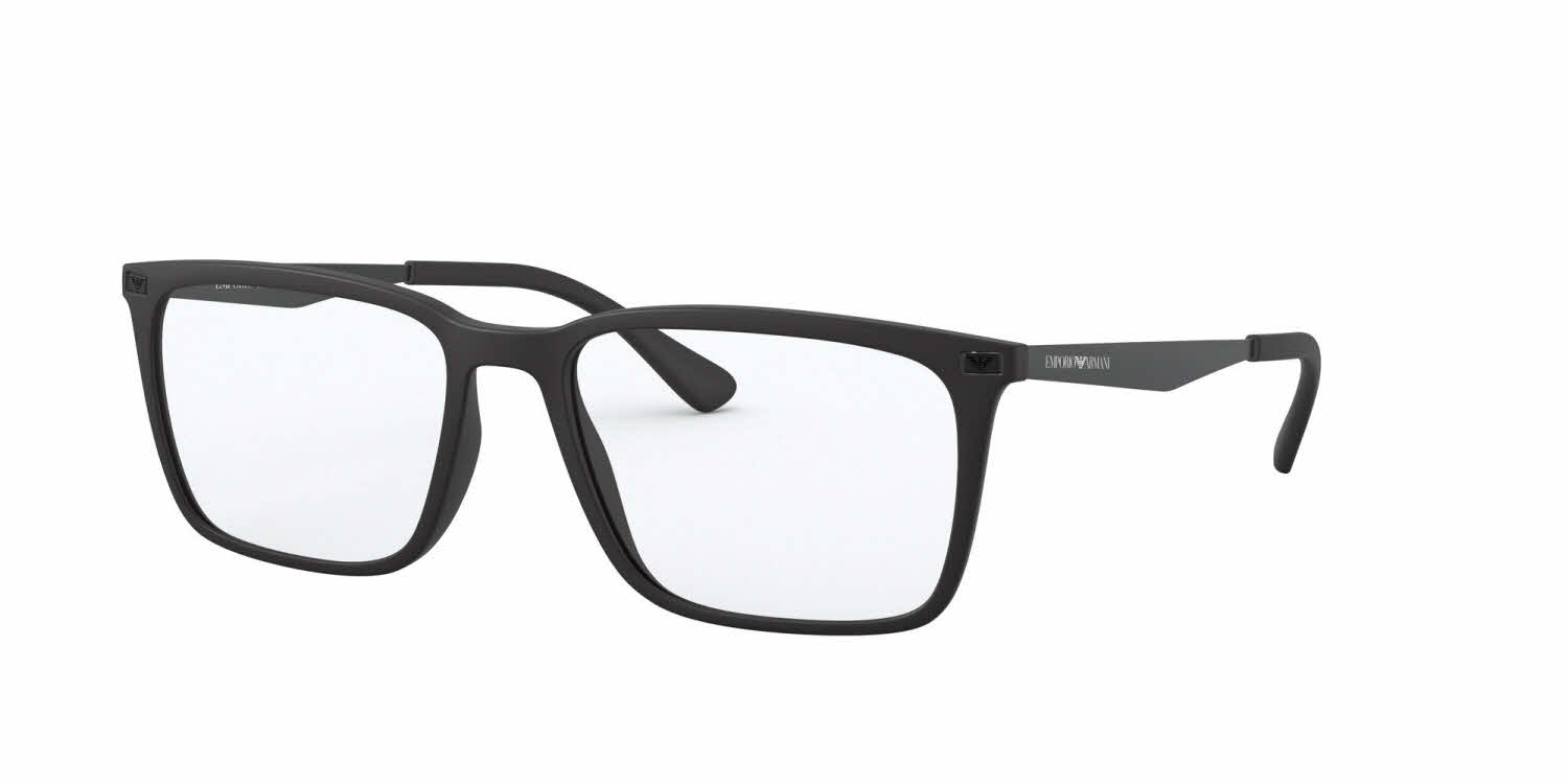 Emporio Armani EA3169F - Alternate Fit Men's Eyeglasses In Black
